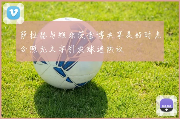 萨拉赫与维尔茨索博共享美好时光合照无文字引发球迷热议